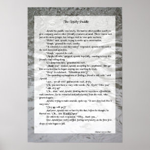 Den enda Puddle Poster artikel