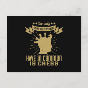 Den enda Sak-chessspelaren har i är schack Inbjudan Vykort