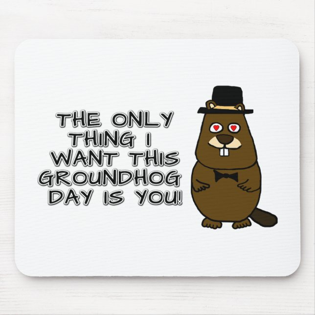 Den enda sak jag vill ha den här Groundhog-dagen ä Musmatta (Framsidan)