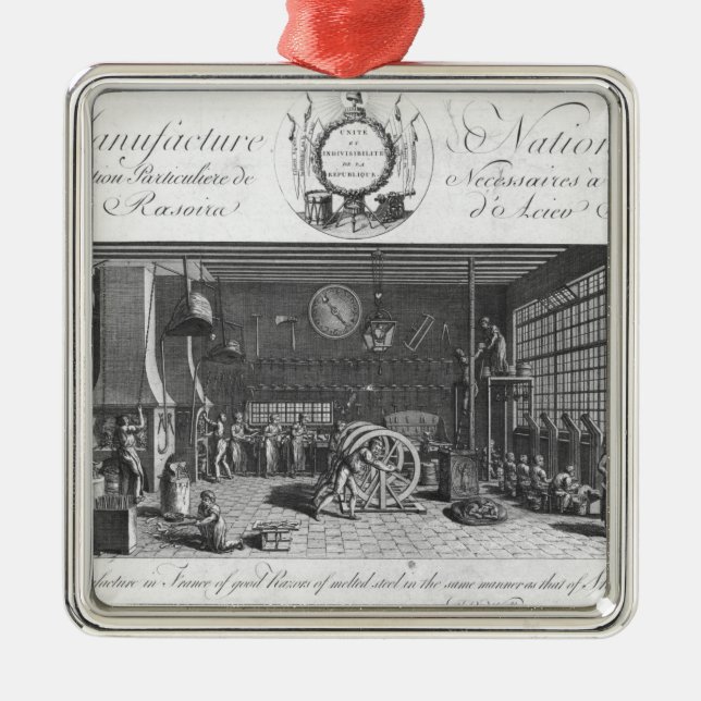 Den enda tillverkningen i frankriken av bra julgransprydnad metall (Framsidan)