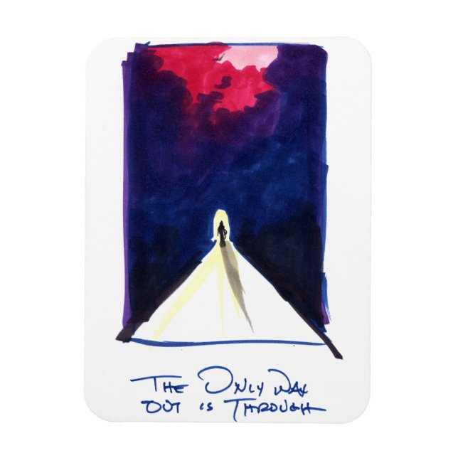 Den enda utvägen är genom magnet (Vertikal)