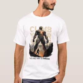 Den enda vägen är genom motivationskrigaren T-Shir T Shirt
