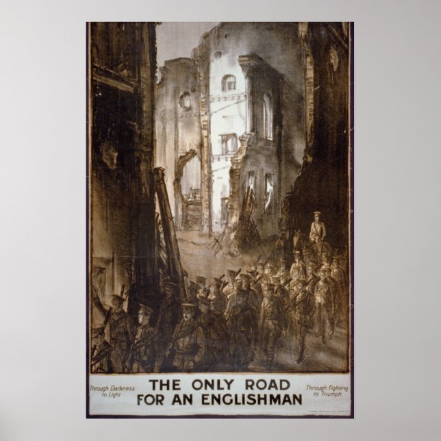 Den enda vägen för en engelsman poster (Framsidan)