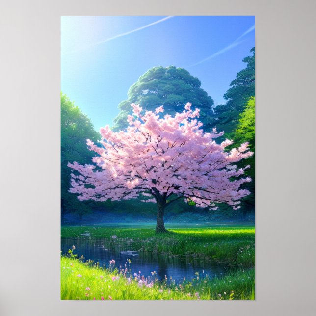 Den ende Cherry Träd Poster (Framsidan)