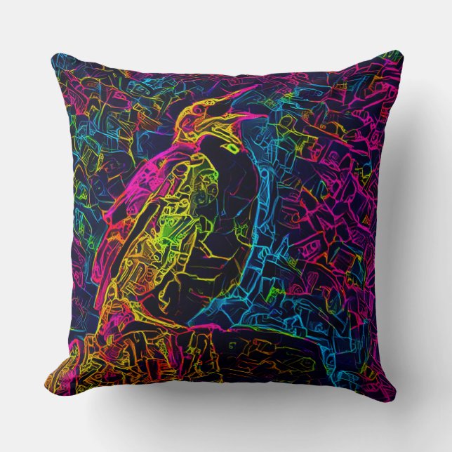 Den ende fågeln 3 kudde (Framsida)