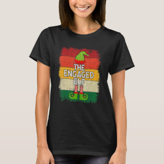 Den engagerade älvan Matchande grupp julfest Pyj T Shirt