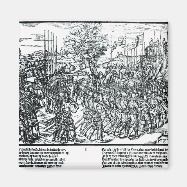 Den engelska armén Marching med Herr Henry Sidney Magnet (Framsidan)