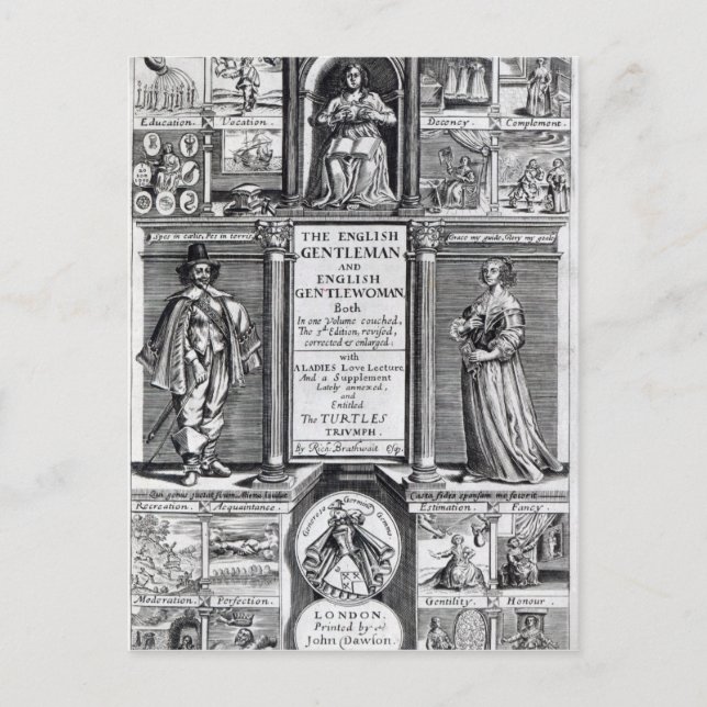 "Den engelska gentlemannen Vykort (Framsida)