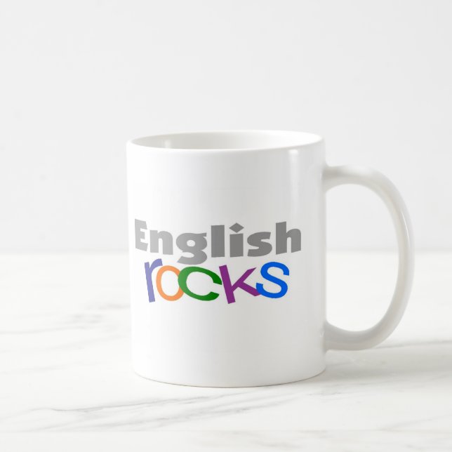 Den engelska lärare "engelska vaggar" gåvor kaffemugg (Höger)