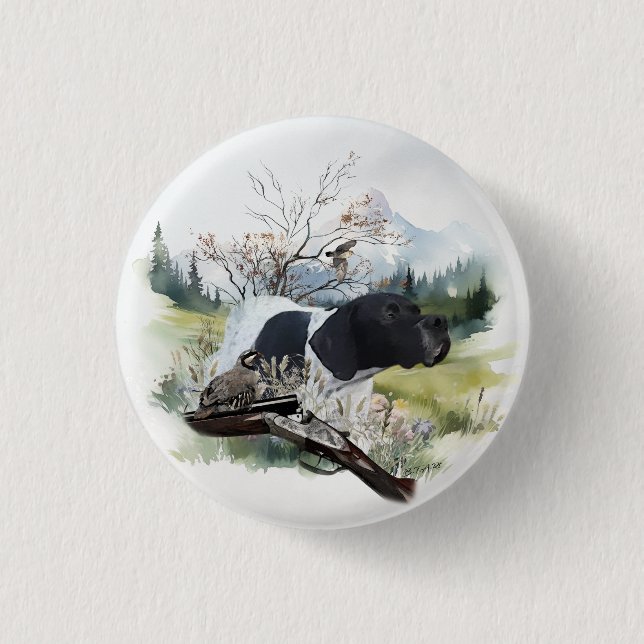 Den engelska pekaren knapp (Framsida)