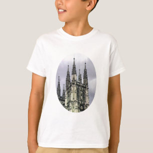 Den England Canterbury kyrkan röra sig i spiral Tee Shirt
