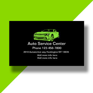 Den enkla automatiskn reparerar centrerar design visitkort