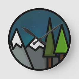 Den enkla det fria tar tid på rund klocka