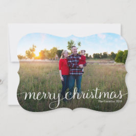 Den enkla god julfullt blöder foto 2 julkort