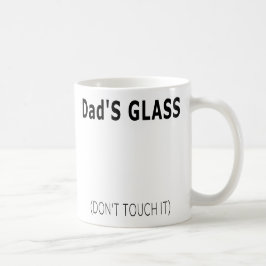 Den enkla gör roliga pappacitationsteckenpappa kaffemugg