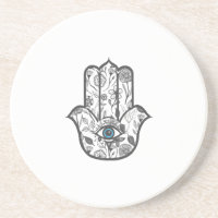 Den enkla hand plockade blom- Hamsa räcker