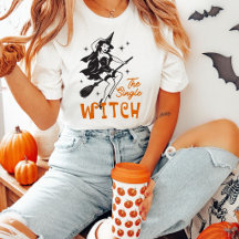 Den Enkla Häxans Vintage Halloween T-Shirt