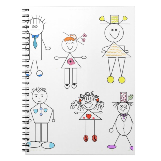 Den enkla klassiska anteckningsboken anteckningsbok (Framsidan)