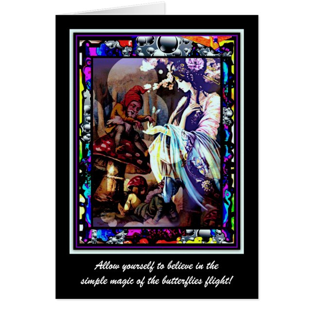 Den enkla magin hälsningskort (Framsidan)