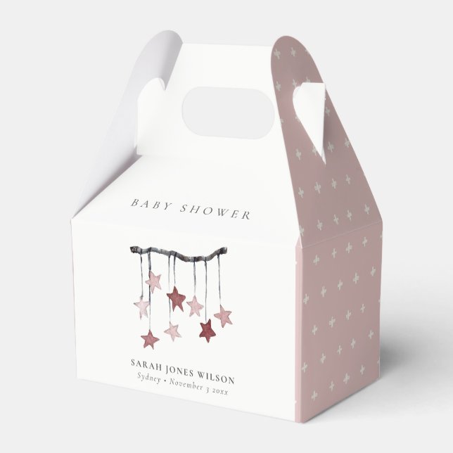 Den enkla  Rosan - bärbar babystövel för stationär Presentaskar (Framsidan Sidan)