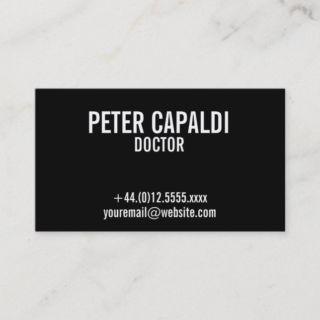 Den enkla visitkorten med QR kodifierar Visitkort (Framsida)