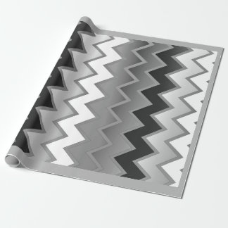 Den enkla ZigZag-monokrom Presentpapper