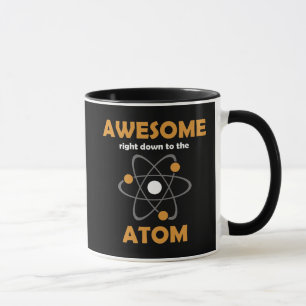 Den enorma höger besegrar till atomen mugg