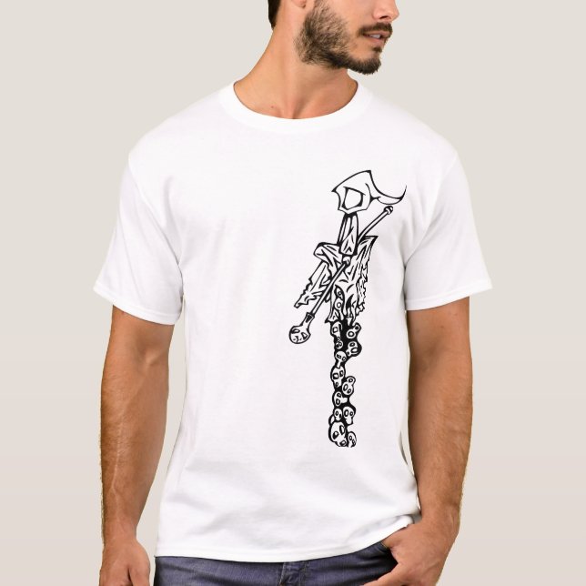 Den ensamma reaperen t shirt (Framsida)