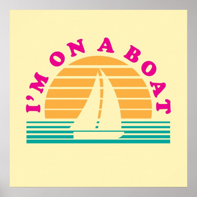 Den ensamstående ön på ett fartyg poster (Framsidan)