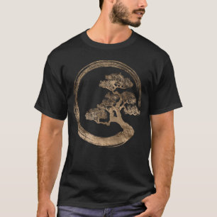 Den Enso zenen cirklar och Bonsaiträd T Shirt
