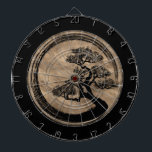 Den Enso zenen cirklar och Bonsaiträdguld Darttavla<br><div class="desc">Den Enso zenen cirklar och Bonsaiträdguld</div>