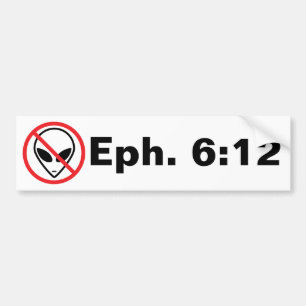 Den Ephesians 6:12 - motstå Bildekal