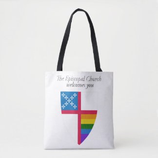 Den episkopiska kyrkan välkomnar er HBT-totebag Tygkasse