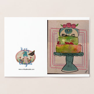 Den Eteriska Trädgårdsnivån Folierat Kort
