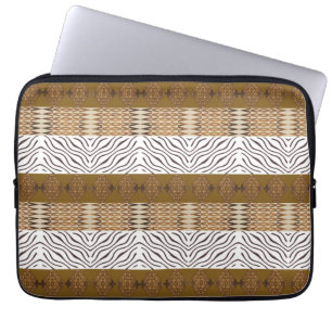den etniska afrikanen görar randig det seamless laptop sleeve