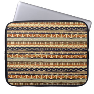 den etniska afrikanen görar randig det stam- laptop fodral