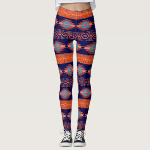 Den etniska stammen mönster i sydvästra delen. leggings