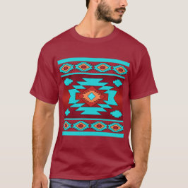 Den etniska stammen mönster i sydvästra delen. t shirt