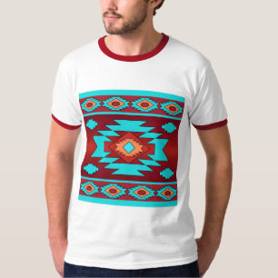 Den etniska stammen mönster i sydvästra delen. t shirt