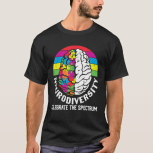 Den europeiska mångfalden firar Autism-hjärnan T Shirt