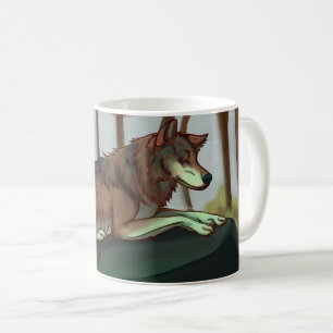 Den europeiska Vargen Kaffemugg