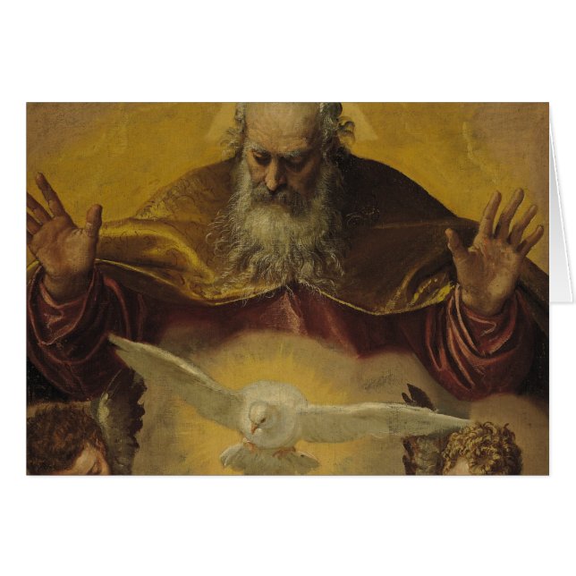 Den eviga fadern hälsningskort (Framsidan Horizontal)