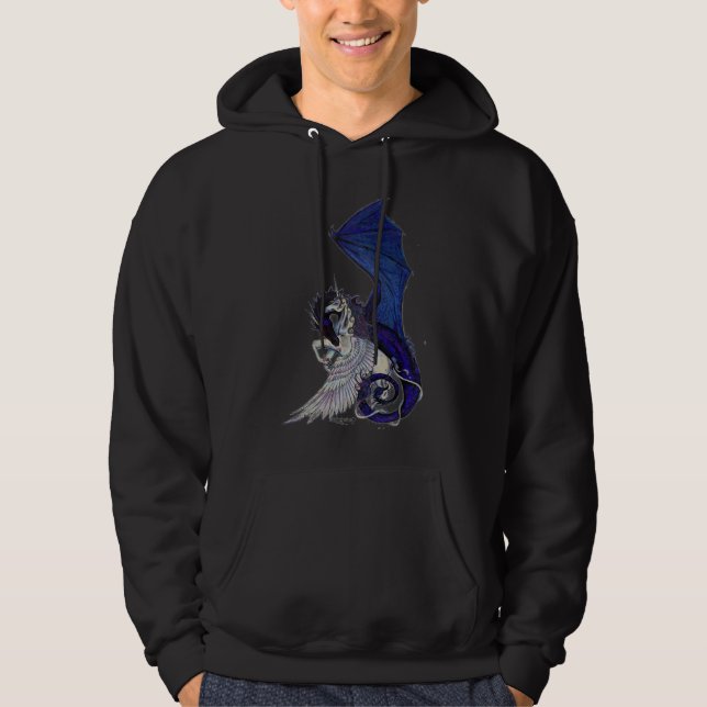 Den eviga omfamningunicornen och draken munkjacka (Framsida)