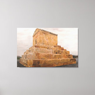 Den eviga tystnaden i Pasargadae Canvastryck