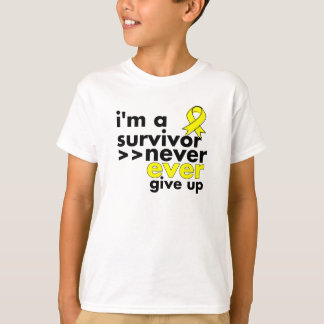 Den Ewing Sarcomaöverlevanden ger sig aldrig upp T Shirt