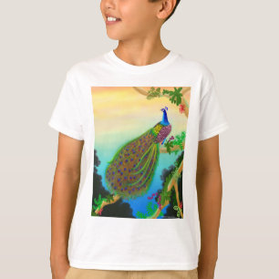 Den exotiska gröna påfågeln lurar T-tröja Tee Shirt
