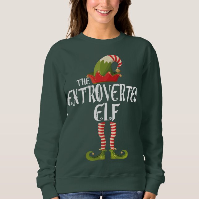 den extroverterade elf t shirt (Framsida)