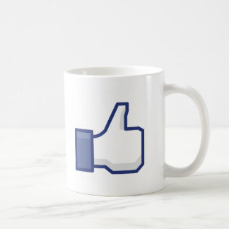Den Facebook något liknande knäppas Kaffemugg