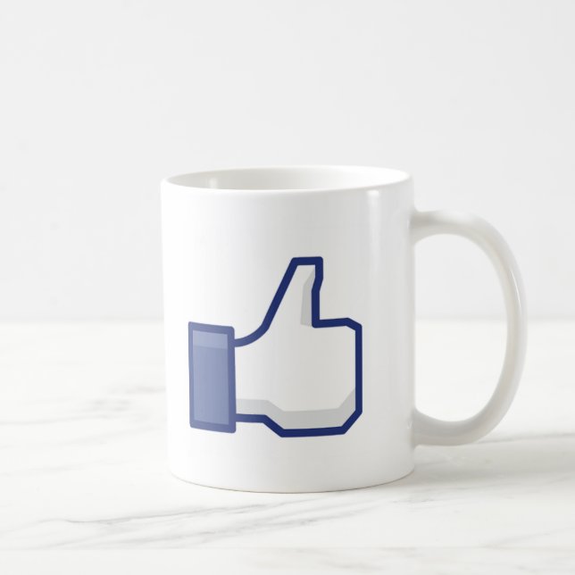 Den Facebook något liknande knäppas Kaffemugg (Höger)