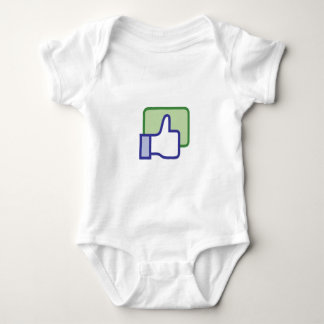 Den Facebook något liknande knäppas Tee
